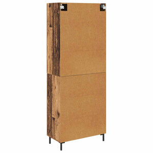 Highboard 2 τμχ. Παλιό Ξύλο 69,5 x 34 x 180 εκ.