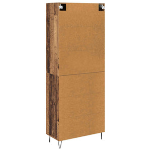 Highboard Παλιό Ξύλο 69,5 x 34 x 180 εκ. Επεξεργασμένο ξύλο - Pakobazaar