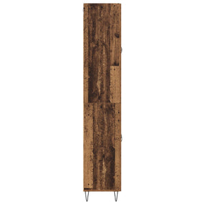 Highboard Παλιό Ξύλο 69,5 x 34 x 180 εκ. Επεξεργασμένο ξύλο - Pakobazaar