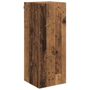 Highboard Παλιό Ξύλο 34,5 x 34 x 180 εκ. Επεξεργασμένο Ξύλο
