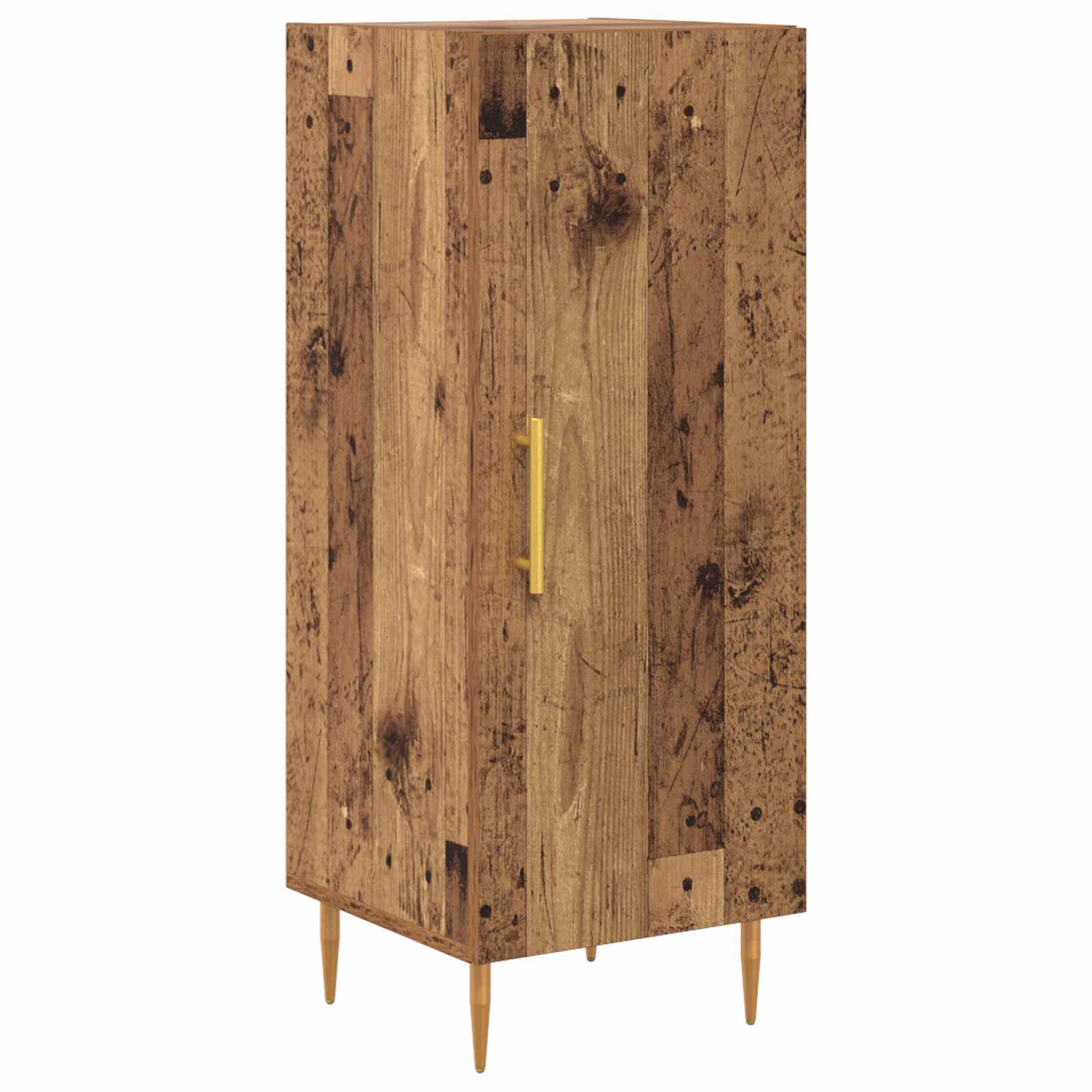 Highboard 2 pcs Παλιό Ξύλο Επεξεργασμένο ξύλο