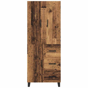 Highboard 2 τμχ. Παλιό Ξύλο 69,5 x 34 x 180 εκ.