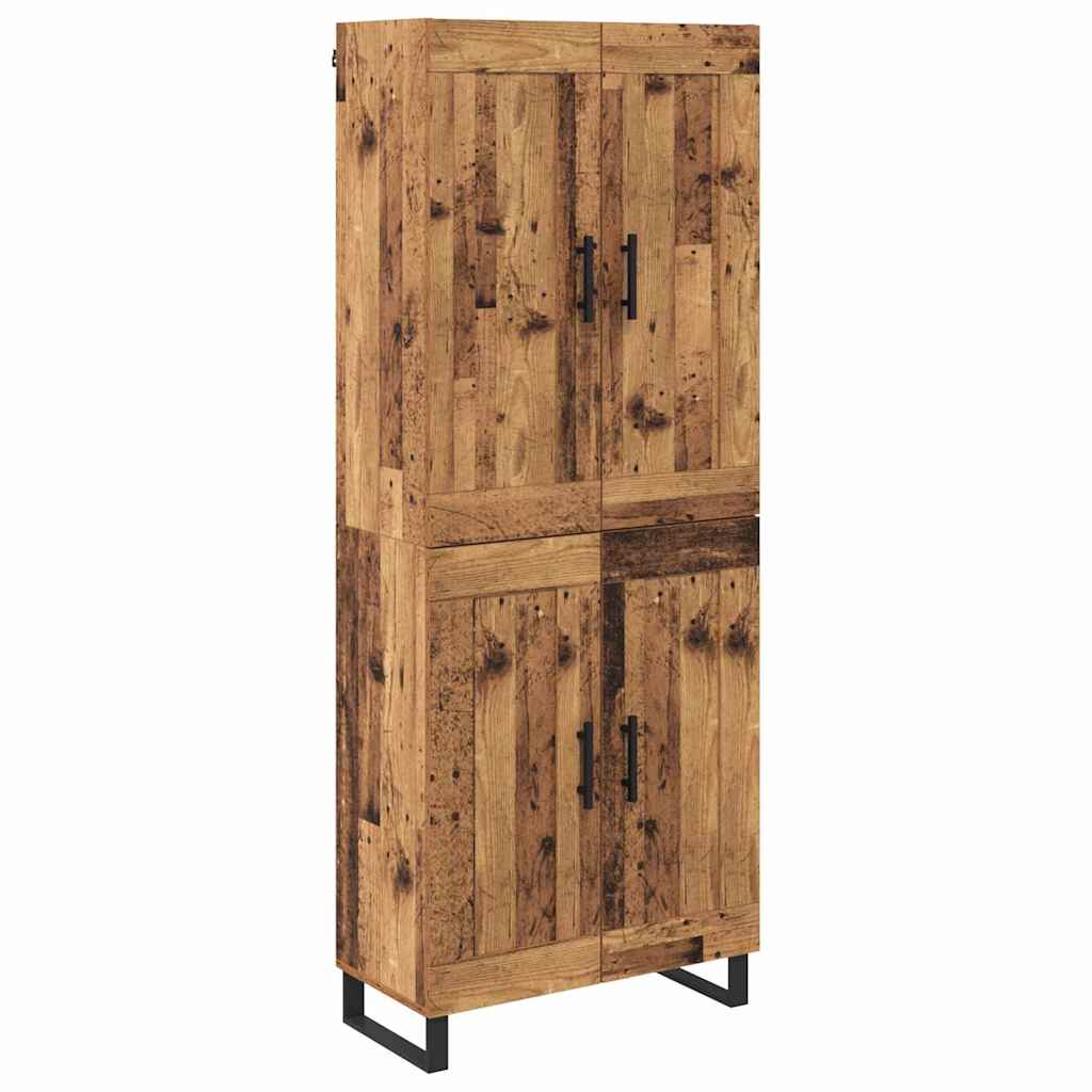 Highboard Παλιό ξύλο 69,5 x 34 x 180 εκ. Επεξεργασμένο ξύλο