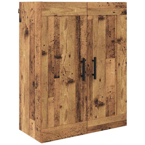 Highboard 2 τμχ. Παλιό ξύλο 69,5 x 34 x 180 εκ.