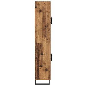 Highboard 2 τμχ. Παλιό ξύλο 69,5 x 34 x 180 εκ.