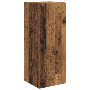 Highboard Παλιό Ξύλο 34,5 x 34 x 180 εκ. Επεξεργασμένο Ξύλο