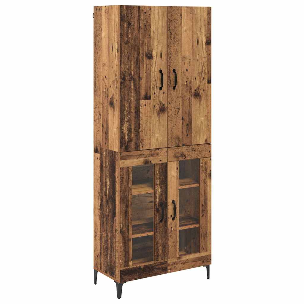 Highboard Παλιό Ξύλο 69,5 x 34 x 180 εκ. Επεξεργασμένο ξύλο - Pakobazaar