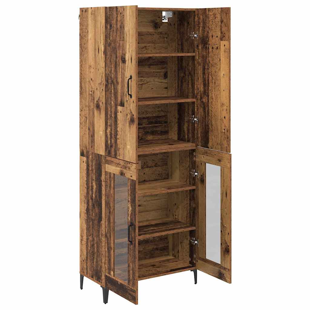 Highboard Παλιό Ξύλο 69,5 x 34 x 180 εκ. Επεξεργασμένο ξύλο - Pakobazaar