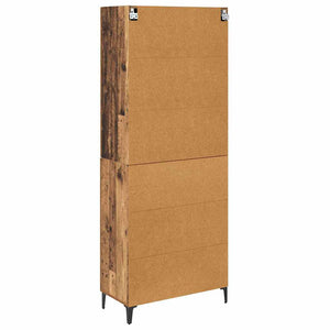 Highboard Παλιό Ξύλο 69,5 x 34 x 180 εκ. Επεξεργασμένο ξύλο - Pakobazaar