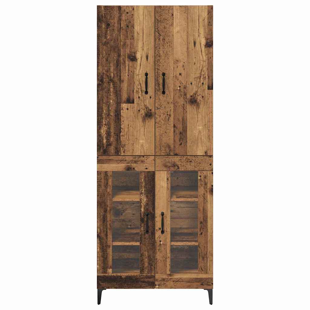 Highboard Παλιό Ξύλο 69,5 x 34 x 180 εκ. Επεξεργασμένο ξύλο - Pakobazaar