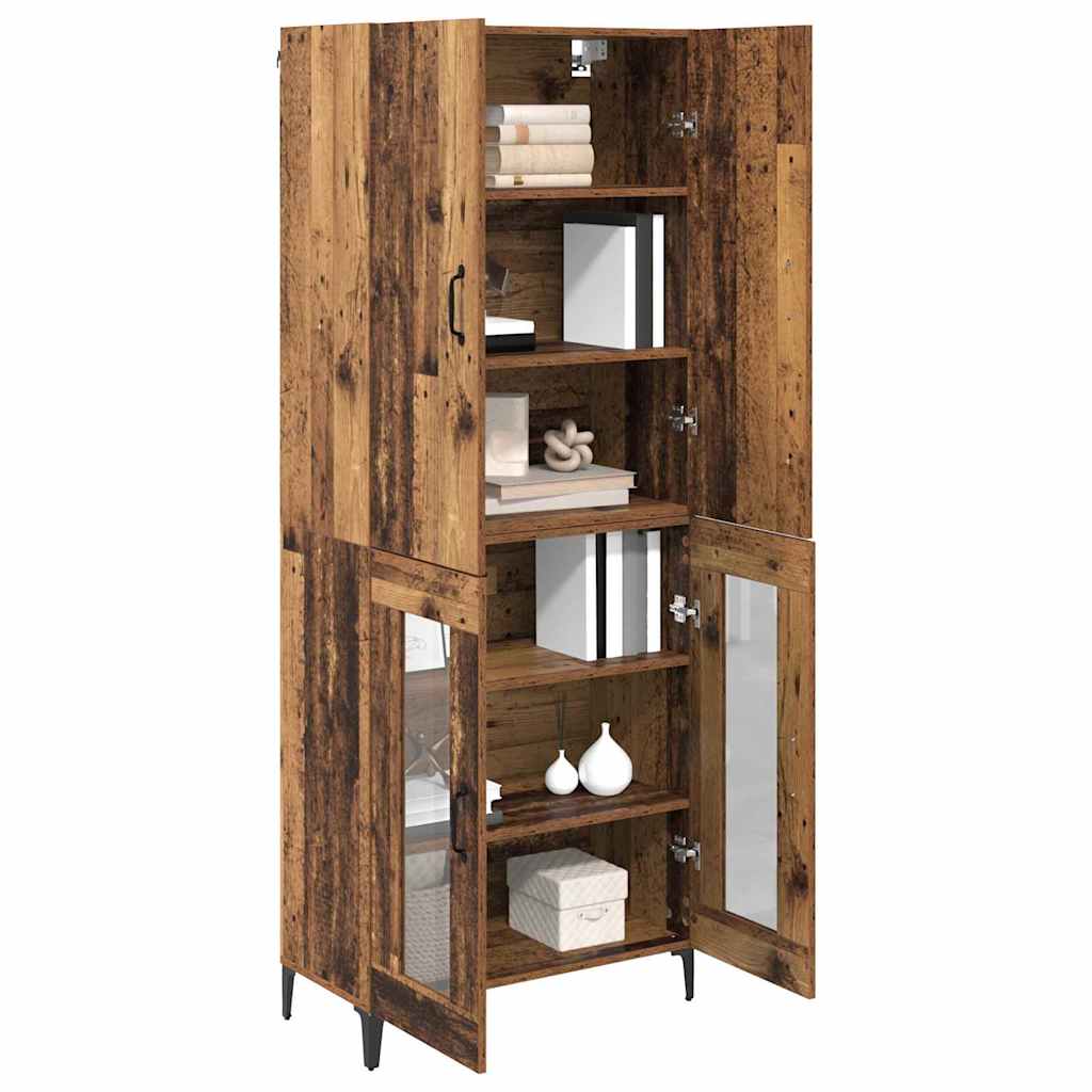 Highboard Παλιό Ξύλο 69,5 x 34 x 180 εκ. Επεξεργασμένο ξύλο - Pakobazaar