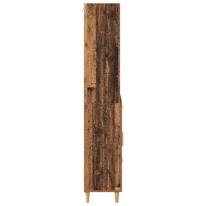 Highboard Παλιό Ξύλο 69,5 x 32,5 x 180 εκ Επεξεργασμένο Ξύλο