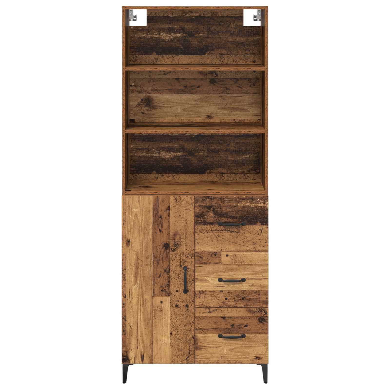 Highboard Παλιό Ξύλο 69,5 x 34 x 180 εκ. Επεξεργασμένο ξύλο - Pakobazaar