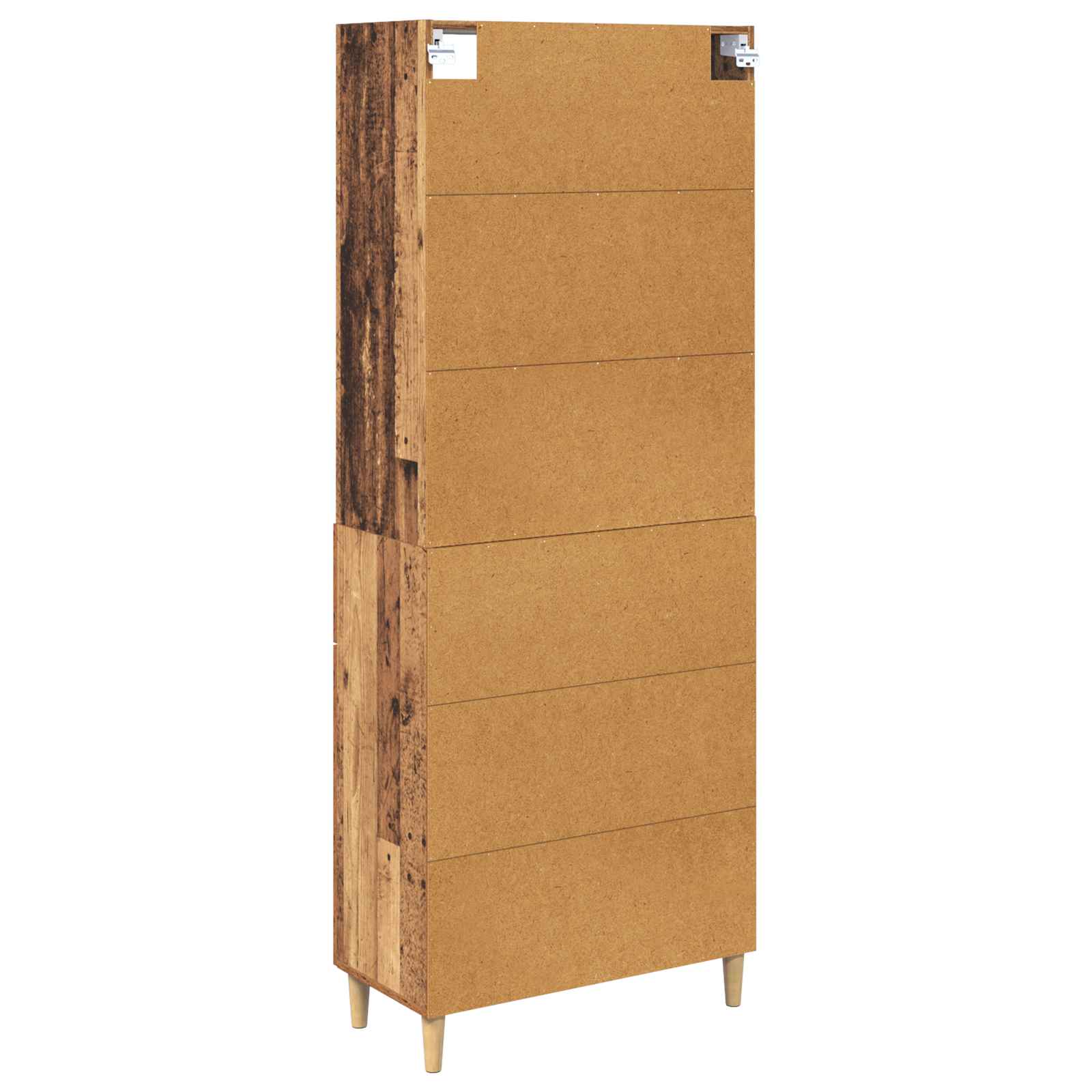 Highboard Παλιό Ξύλο 69,5 x 32,5 x 180 εκ Επεξεργασμένο ξύλο