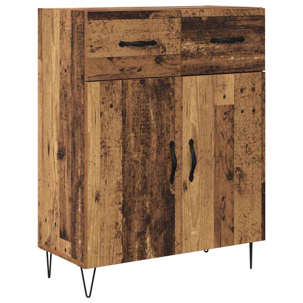 Highboard Παλιό Ξύλο 69,5 x 34 x 180 εκ. Επεξεργασμένο ξύλο - Pakobazaar