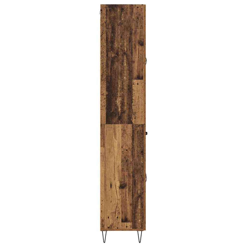 Highboard Παλιό Ξύλο 69,5 x 34 x 180 εκ. Επεξεργασμένο ξύλο - Pakobazaar