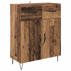 Highboard 2 τμχ. Παλιό ξύλο 69,5 x 34 x 180 εκ.