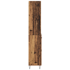Highboard 2 τμχ. Παλιό ξύλο 69,5 x 34 x 180 εκ.