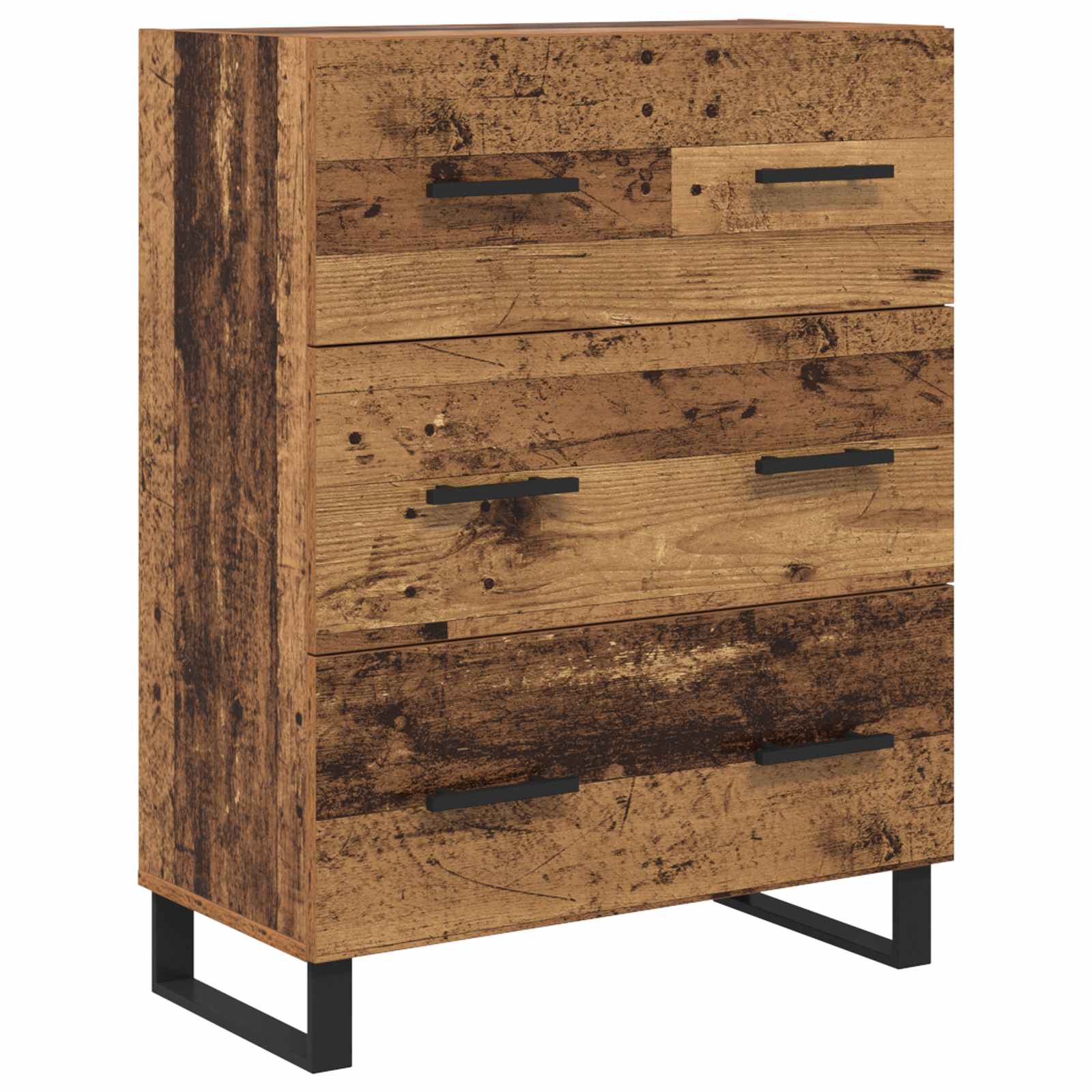 Highboard Παλιό ξύλο 69,5 x 34 x 180 εκ. Επεξεργασμένο ξύλο