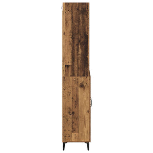 Highboard Παλιό Ξύλο 69,5 x 34 x 180 εκ. Επεξεργασμένο Ξύλο
