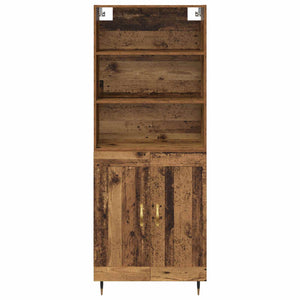 Highboard Παλιό Ξύλο 69,5 x 34 x 180 εκ. Επεξεργασμένο ξύλο - Pakobazaar