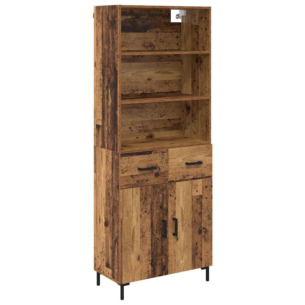 Highboard Παλιό ξύλο 69,5 x 34 x 180 εκ. Επεξεργασμένο ξύλο - Pakobazaar