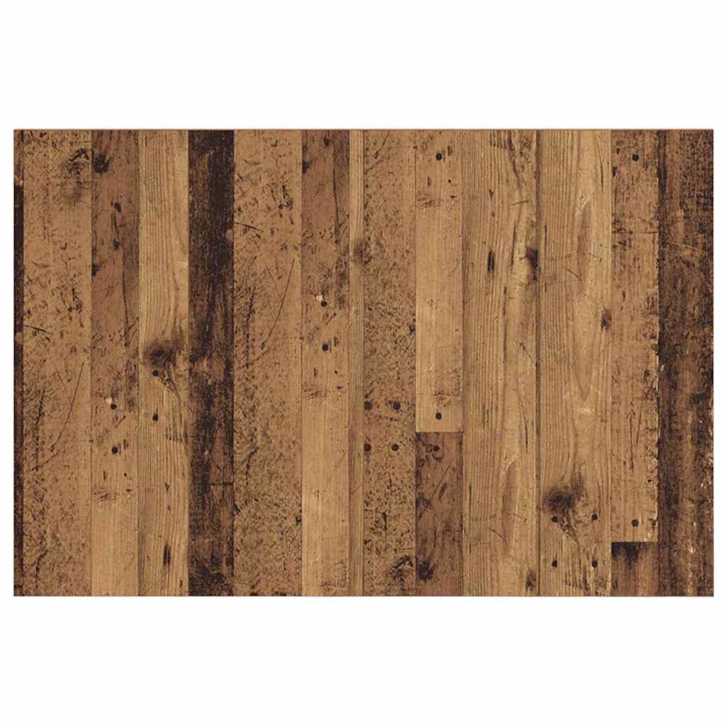 Κεφαλή κρεβατιού με κομοδίνο με συρτάρι 3 pcs Παλιό Ξύλο - Pakobazaar