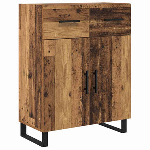 Highboard 2 τμχ. Παλιό Ξύλο 69,5 x 34 x 180 εκ.