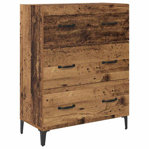 Highboard Παλιό Ξύλο 69,5 x 34 x 180 εκ. Επεξεργασμένο Ξύλο