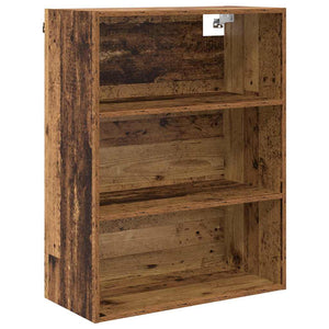 Highboard Παλιό Ξύλο 69,5 x 34 x 180 εκ. Επεξεργασμένο Ξύλο