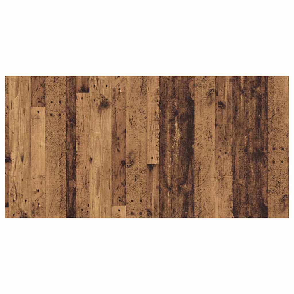 Κεφαλή κρεβατιού με κομοδίνο με συρτάρι 3 pcs Παλιό Ξύλο - Pakobazaar