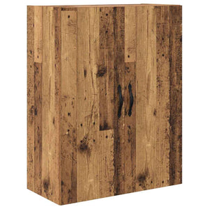 Highboard 2 τμχ. Παλιό ξύλο 69,5 x 34 x 180 εκ.