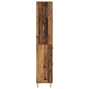 Highboard 2 τμχ. Παλιό ξύλο 69,5 x 34 x 180 εκ.