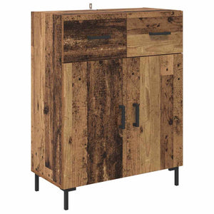 Highboard 2 τμχ. Παλιό Ξύλο 69,5 x 34 x 180 εκ.