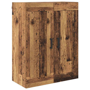 Highboard 2 τμχ. Παλιό Ξύλο 69,5 x 34 x 180 εκ.