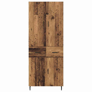 Highboard 2 τμχ. Παλιό Ξύλο 69,5 x 34 x 180 εκ.
