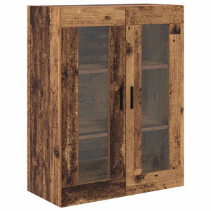 Highboard με συρτάρι 2 pcs Παλιό Ξύλο Επεξεργασμένο ξύλο - Pakobazaar