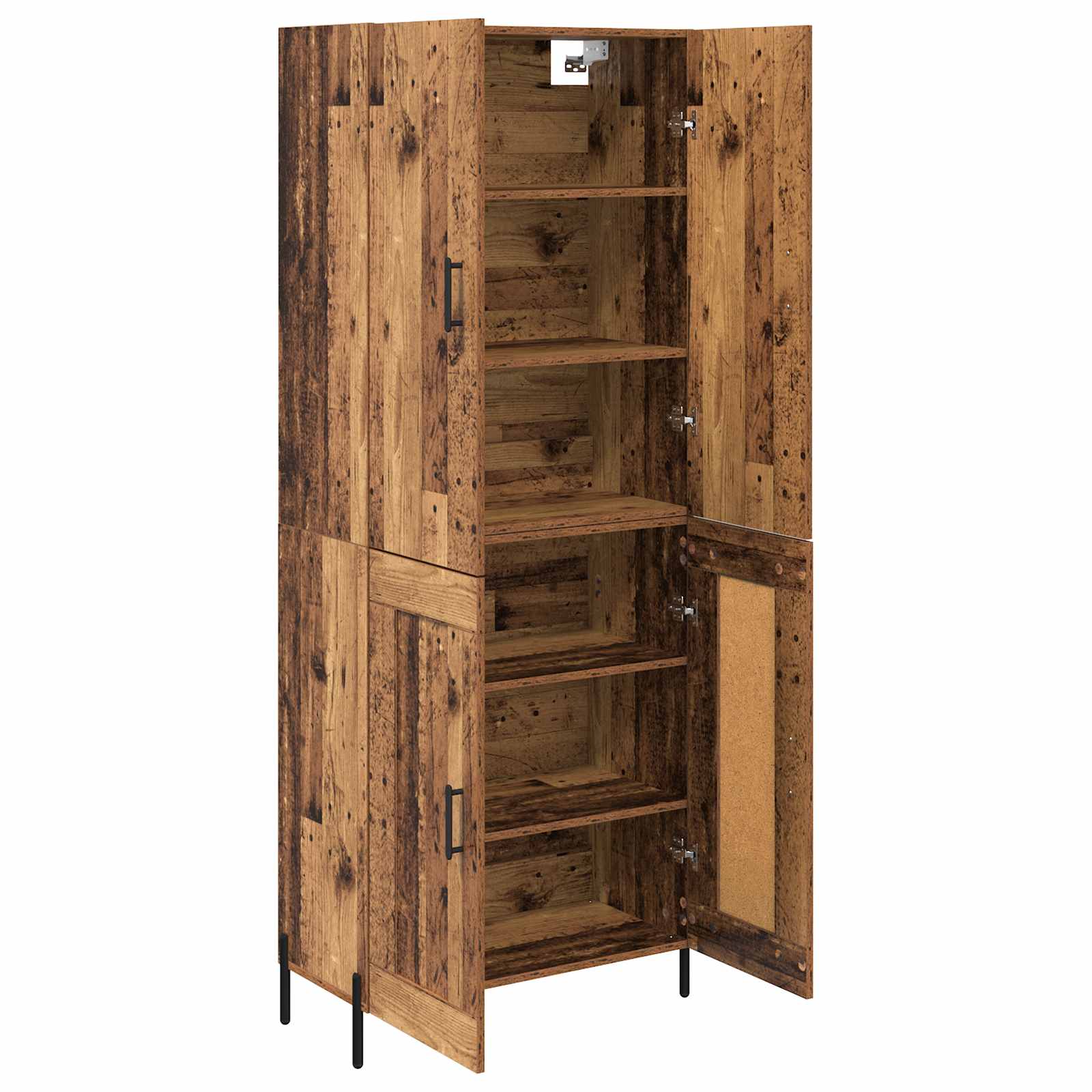 Highboard Παλιό Ξύλο 69,5 x 34 x 180 εκ. Επεξεργασμένο ξύλο