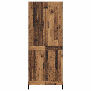 Highboard Παλιό Ξύλο 69,5 x 34 x 180 εκ. Επεξεργασμένο Ξύλο