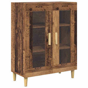 Highboard Παλιό Ξύλο 69,5 x 34 x 180 εκ. Επεξεργασμένο Ξύλο