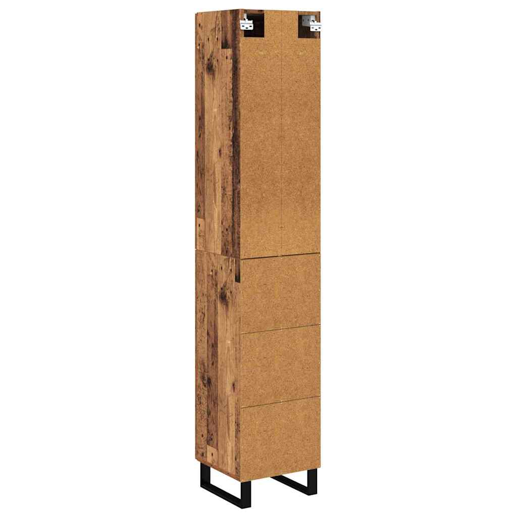 Highboard Παλιό Ξύλο 34,5 x 34 x 180 εκ. Επεξεργασμένο ξύλο - Pakobazaar
