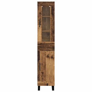 Highboard Παλιό Ξύλο 34,5 x 34 x 180 εκ. Επεξεργασμένο ξύλο - Pakobazaar