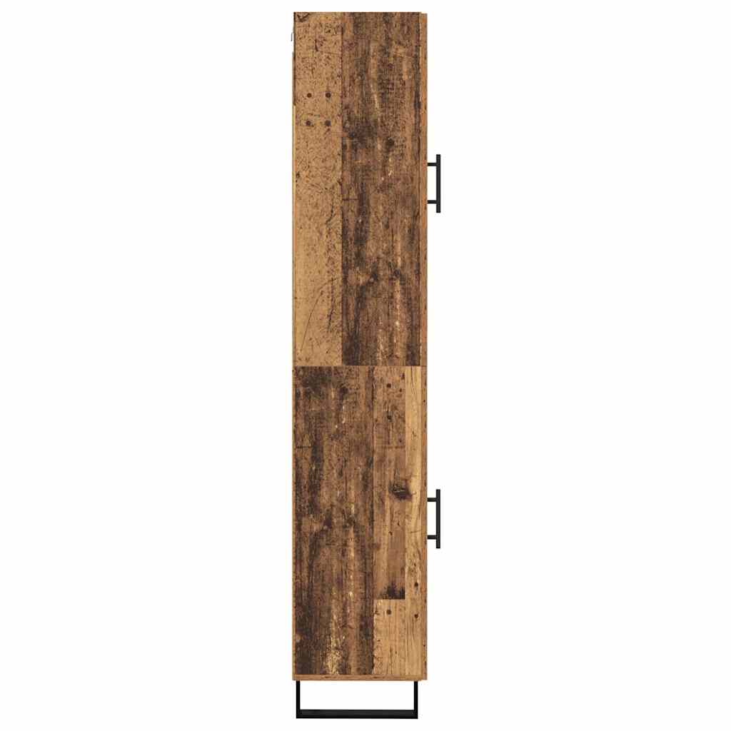 Highboard Παλιό Ξύλο 34,5 x 34 x 180 εκ. Επεξεργασμένο ξύλο - Pakobazaar