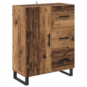 Highboard 2 τμχ. Παλιό ξύλο 69,5 x 34 x 180 εκ.