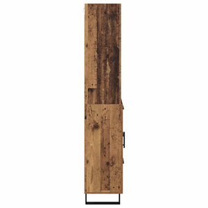 Highboard 2 τμχ. Παλιό ξύλο 69,5 x 34 x 180 εκ.