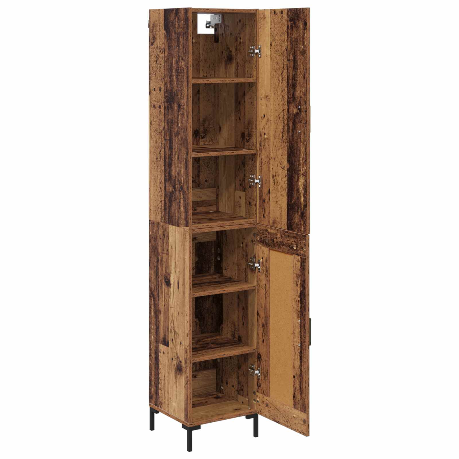 Highboard Παλιό Ξύλο 69,5 x 34 x 180 εκ. Επεξεργασμένο ξύλο