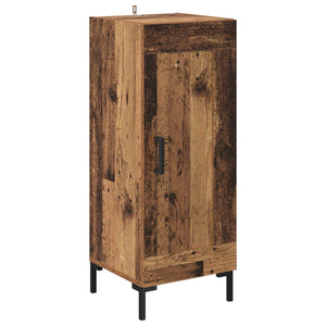 Highboard Παλιό Ξύλο 34,5 x 34 x 180 εκ. Επεξεργασμένο Ξύλο