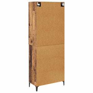 Highboard Παλιό Ξύλο 69,5 x 34 x 180 εκ. Επεξεργασμένο ξύλο - Pakobazaar