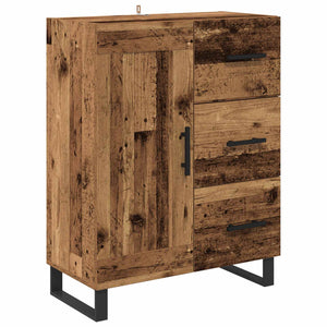 Highboard 2 τμχ. Παλιό Ξύλο 69,5 x 34 x 180 εκ.