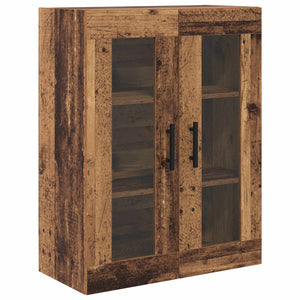 Highboard 2 τμχ. Παλιό Ξύλο 69,5 x 34 x 180 εκ.